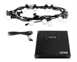 CHAUVET-DJ Festoon VW комплект: 1 блок питания Festoon, 1 гирлянда 15м. с лампами VW, 1 удлинитель - фото 92352