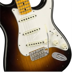 FENDER 2018 POSTMODERN STRAT® MPL - JOURNEYMAN RELIC® - WIDE FADE 2-COLOR SUNBURST Электрогитара с кейсом, двухцветный санберст - фото 93144