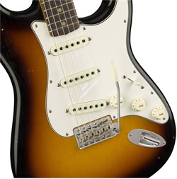 FENDER 2018 POSTMODERN STRAT® RW - JOURNEYMAN RELIC® - FADED 3-COLOR SUNBURST Электрогитара с кейсом, 3-х цветный санберст - фото 93159
