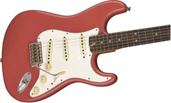 FENDER 2018 JOURNEYMAN RELIC® 1964 STRATOCASTER® - SUPER FADED/AGED FIESTA RED Электрогитара с кейсом, цвет красный - фото 93223
