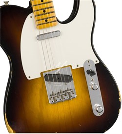 FENDER 2018 RELIC® 1954 TELECASTER - WIDE FADE 2-COLOR SUNBURST Электрогитара с кейсом, двухцветный санберст - фото 93284