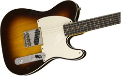 FENDER 2018 JOURNEYMAN RELIC® 1959 CUSTOM ESQUIRE® - CHOCOLATE 3-COLOR SUNBURST Электрогитара с кейсом, 3-х цветный санберст - фото 93288