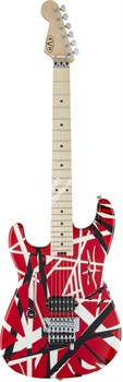 EVH Striped Series LH, R/B/W Электрогитара левосторонняя, цвет красн/син/бел - фото 93430