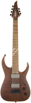 JACKSON MM JUGGERNAUT HT 7 FM AMB TGR EYE Электрогитара именная Misha Mansoor, цвет коричневый - фото 93695