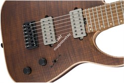 JACKSON MM JUGGERNAUT HT 7 FM AMB TGR EYE Электрогитара именная Misha Mansoor, цвет коричневый - фото 93698
