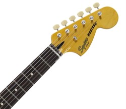 FENDER SQUIER VINTAGE MODIFIED MUSTANG FRD электрогитара, цвет красный - фото 94018