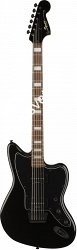FENDER SQUIER DLX BARI JAZMSTER BLCKT электрогитара баритон Jazzmaster, цвет черный - фото 94040