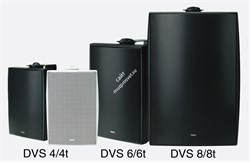 Tannoy DVS 6T пассивная 2-полосная всепогодная АС. Номинальная/программная/пиковая мощн. 60 /120 /240 Вт. Сопр. 6 Ом   Трансформатор - переключатель 70В/100В, 60 W /30W / 15W / 7.5W /  низкоомная нагрузка. НЧ - 6'', ВЧ - 0,75''. Диапазон: 80Гц-20кГц.  Кре - фото 9405