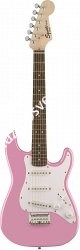 FENDER SQUIER MINI STRAT V2 PINK электрогитара мини, цвет розовый - фото 94081