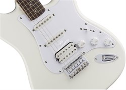 FENDER SQUIER BULLET STRAT HT HSS AWT электрогитара, HSS, фикс. бридж, цвет белый - фото 94123