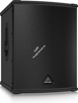 Behringer B1500XP активный сабвуфер 15", 2000 Вт пик, усилительный модуль 3000 Вт, 45-150Гц, 128дБ, стерео-кроссовер, ФНЧ 70-150Гц, BOOST 40-90Гц, стакан под стойку сабвуфер-сателлит - фото 9476