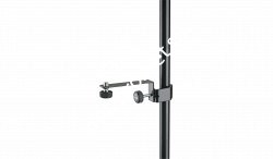 K&M 23800-300-55 стальной держатель микрофона на микрофонную стойку, резьба 3/8, чёрный - фото 94788