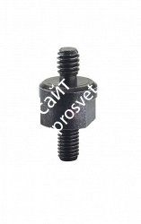 K&M 23721-300-25 болт-переходник с резьбы 3/8 дюйма на 32,5 мм, для крепления камеры, диктофона к микрофонной стойке - фото 94869