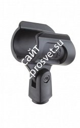 K&M 85070-000-55 эластичный микрофонный держатель для микрофонов диаметром 34-40 мм - фото 94972