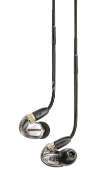 SHURE SE425-V+BT1-EFS беспроводные внутриканальные Bluetooth наушники с двумя арматурными драйверами. Цвет серебрянный. - фото 95011