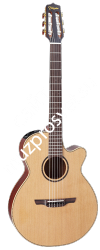 TAKAMINE PRO SERIES 3 P3FCN классическая электроакустическая гитара типа FXC с кейсом, цвет натуральный - фото 95676