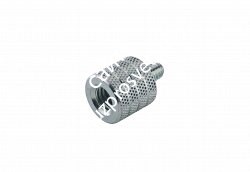 K&M 21920-000-29 переходник-адаптер с 3/8' мама на 1/4' x 10 mm папа, оцинкованная сталь - фото 95755
