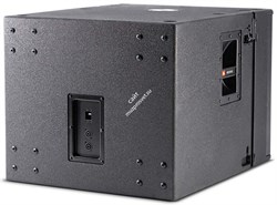 JBL VRX918S компактный сабвуфер со встроенной системой подвеса (совместимой с VRX932LA), бас-рефлекс, 18", RMS AES 800Вт, 8?, макс. SPL 130дБ, 31-220Гц. Адаптер М20 для стойки. Покрытие - чёрный DuraFlex, стальная сетка со вспененным полимером изнутри. 2х - фото 9582
