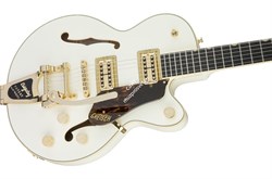 GRETSCH G6659TG-VWH BRDKSTR VINT WHT WC Полуакустическая гитара, Bigsby, цвет зеленый - фото 95903