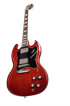 GIBSON SG Standard Heritage Cherry электрогитара, цвет вишневый, в комплекте кожаный чехол - фото 96214