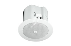 JBL Control 42C  сверхкомпактная СЧ/ВЧ потолочная АС (используется с сабвуферами Control 50S/T или 40CS/T). ШП динамик 2.5", 140-20000Гц, 30Вт program, 16?, 82дБ/1Вт/1м, коническая направленность 160°. Габариты 127 (диаметр)х94мм, диаметр выреза в потолке - фото 9640