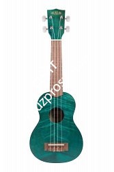 KALA KA-SEMB Kala Soprano Exotic Mahogany Blue Ukulele укулеле, форма корпуса - сопрано, цвет морской волны - фото 96808