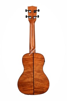KALA KA-CEME Kala Concert Exotic Mahogany Ukulele w/E электроакустическое укулеле, форма корпуса - концерт, цвет янтарный - фото 96829