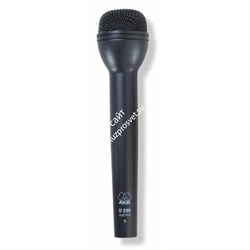 AKG D230 микрофон репортёрский динамический всенаправленный, разъём XLR, частотный диапазон 40-20000Гц, чувствительность 2,5мВ/Па, импеданс 320Ом, рекомендованная нагрузка 1000Ом, встроенная ветрозащита, в комплекте адаптер для стойки SA44, цвет чёрный - фото 9988