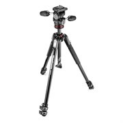 MK190X3-3W1 штатив алюм. MT190X3 + головка MH804-3W1  3/170/71/2,8/4 (сек/выс/слож/вес/нагр) черный