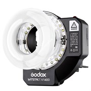 Вспышка кольцевая Godox Witstro AR400 аккумуляторная, шт