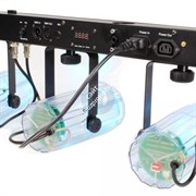 CHAUVET 4 Play комплект из 4 светодиодных эффектов 'лунный цветок' на Т-образной перекладине и транспортировочного чехла