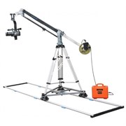 Комплект крана Proaim 7ft Wave Jib Crane, 100mm Tripod Stand, Junior-D Pan Tilt head, Swift Dolly, 12ft Straight Track (Elite Package)