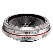 Объектив Pentax HD DA 40мм f/2.8 Limited Silver