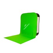 LL LB8881 Фон Hilite Bottletop + хромакей тканевый зеленый 1.8 x 2.15м