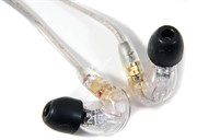 SHURE SE215-CL наушники внутриканальные (наушники вставные) с одним драйвером, прозрачные, отсоединяемый кабель