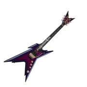 Dean DCR RZR BT - электрогитара,огранич.серия,24лада,HH,2V+1T, floyd rose,цв прозр.фиолетовый, кейс