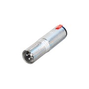 Neutrik NA3MJ - адаптер-переходник, 1/4&quot; TRS гнездо (Jack 6.35мм «стерео джек») -> XLR 3 Male «папа»