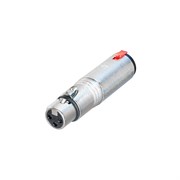 Neutrik NA3FJ - адаптер-переходник, XLR 3 Female «мама» 1/4&quot; TRS гнездо (Jack 6.35мм «стерео джек»