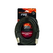 ONSTAGE MC-10NN - микрофонный кабель  XLR(папа) <-> XLR(мама), разъемы  ( Neutrik) , длина 3.05м.