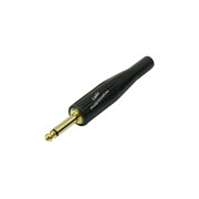 INVOTONE J185 - джек моно, кабельный 6.3 мм, &quot;золото&quot;, корпус пластик