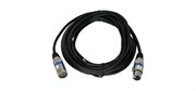 INVOTONE ACM1105/BK - микрофонный кабель, XLR(папа) <-> XLR(мама),  длина 5 м (черный)