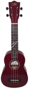 Kaimana UK-21 RDM Укулеле сопрано, цвет красный матовый