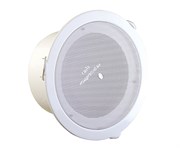 VOLTA CS-6FT Потолочный громкоговоритель с огнезащитным колпаком 6 Вт/3 Вт. Диапазон частот 90-18 000 Гц.  Цвет - белый. 12шт. в коробке: 58,2х39,2х29,5 см.