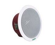 DSPPA DSP-3154EN Потолочный громкоговоритель с противопожарным колпаком 10 /5/ 2,5 Вт. Диапазон частот - 180-16000 Гц.  Цвет - белый