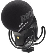 RODE VideoMic Pro Rycote компактный накамерный микрофон-пушка. Питание от батареи 9В типа &quot;Крона&quot;, несъемный кабель 3,5 мм стерео stereo mini-Jack (выход &quot;двойное моно&quot;), Встроенные ветрозащита и антивибрационные &quot;Лиры Rycote&quot;, вес 86г.