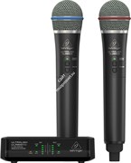 Behringer ULM302MIC радиосистема 2,4 ГГц, двухканальная с ручными передатчиками и стационарным приёмником, d-38 мм Behringer ULM302MIC радиосистема 2,4 ГГц, двухканальная с ручными передатчиками и стационарным приёмником, d-38 мм