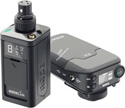 RODE Newsshooter Kit накамерная цифровая система RODELink 2,4 ГГц, передатчик Plugon TX- XLR, накамерный приемник RX-CAM, соединительный кабель Captive TRS, питание от батарейки 2хАА или MicroUSB, динамический диапазон 112 дБ, частотный диапазон 35 Гц-22 