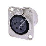 Neutrik NC4MD-L-1 панельный разъем XLR male 4 контакта
