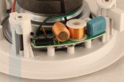 Встраиваемая потолочная двухполосная акустическая система, 30W / 16ohm, фильтр 2-го порядка, круглая, белая