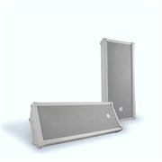 Звуковая колонна для систем Public Address, 10/20W - 100V,  IP55,  металлический корпус, белый